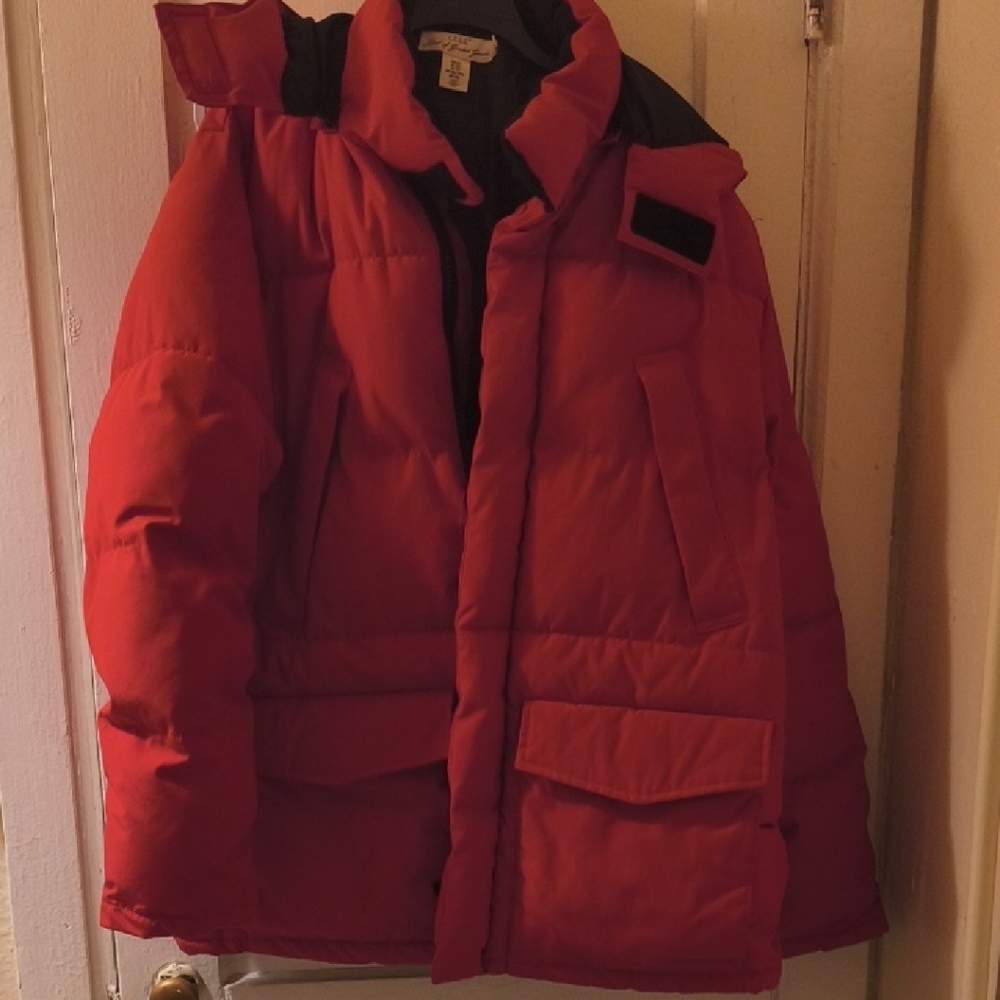 Men's Red Puffer Jacket